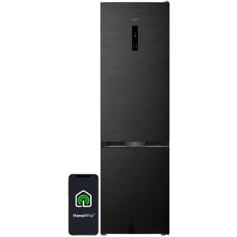 Lodówka WHIRLPOOL PureSpace WHK 26414 XR7E No Frost AI AdaptiveCool 203.5cm Czarny inox