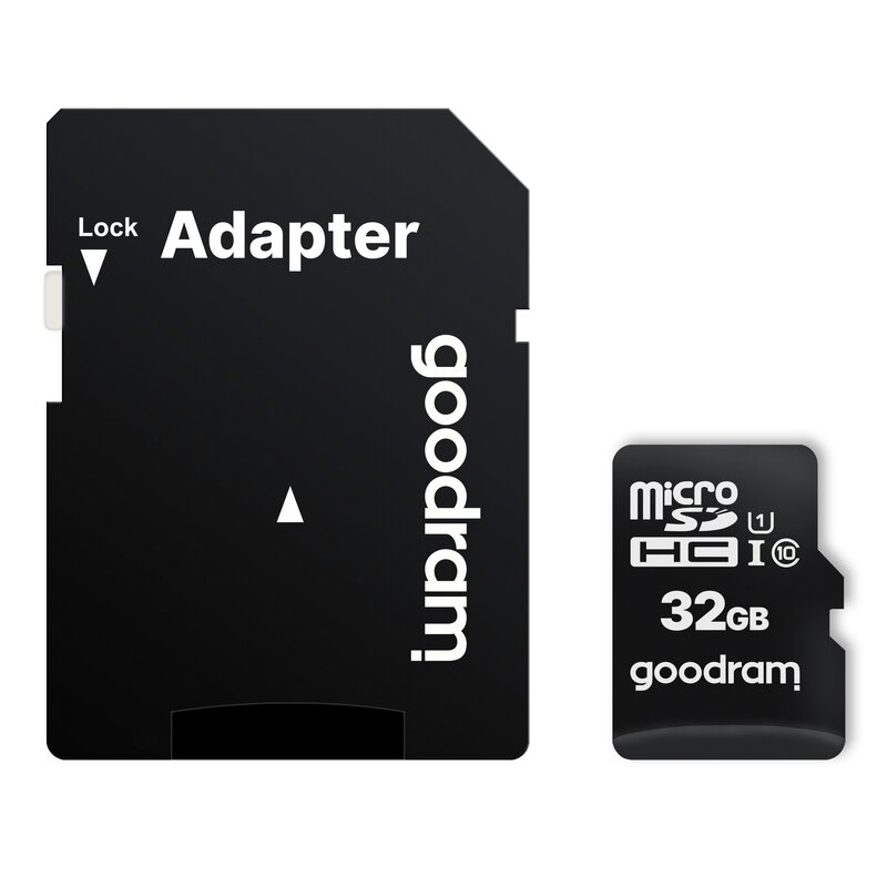 Karta pamięci GOODRAM microSDHC 32GB + Adapter