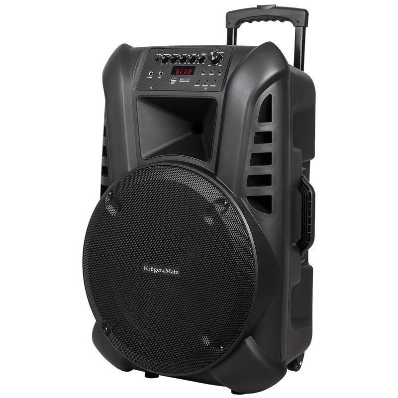Power audio KRÜGER&MATZ KM1715 Mikrofon Karaoke Czarny