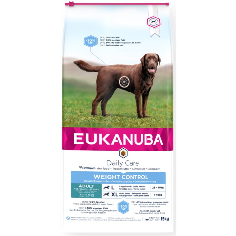 Karma dla psa EUKANUBA Daily Care Weight Control Kurczak 15 kg