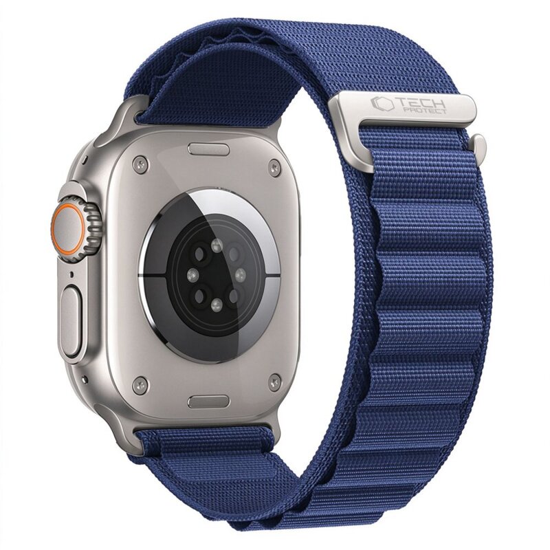 Pasek TECH-PROTECT Nylon Pro do Apple Watch do koperty 44/45/46/49 mm Granatowy