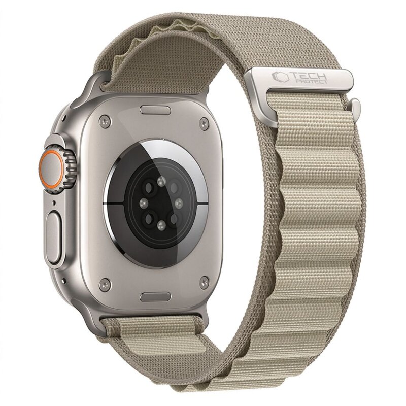 Pasek TECH-PROTECT Nylon Pro do Apple Watch do koperty 44/45/46/49 mm Oliwkowy