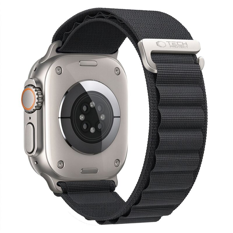 Pasek TECH-PROTECT Nylon Pro do Apple Watch do koperty 44/45/46/49 mm Czarny