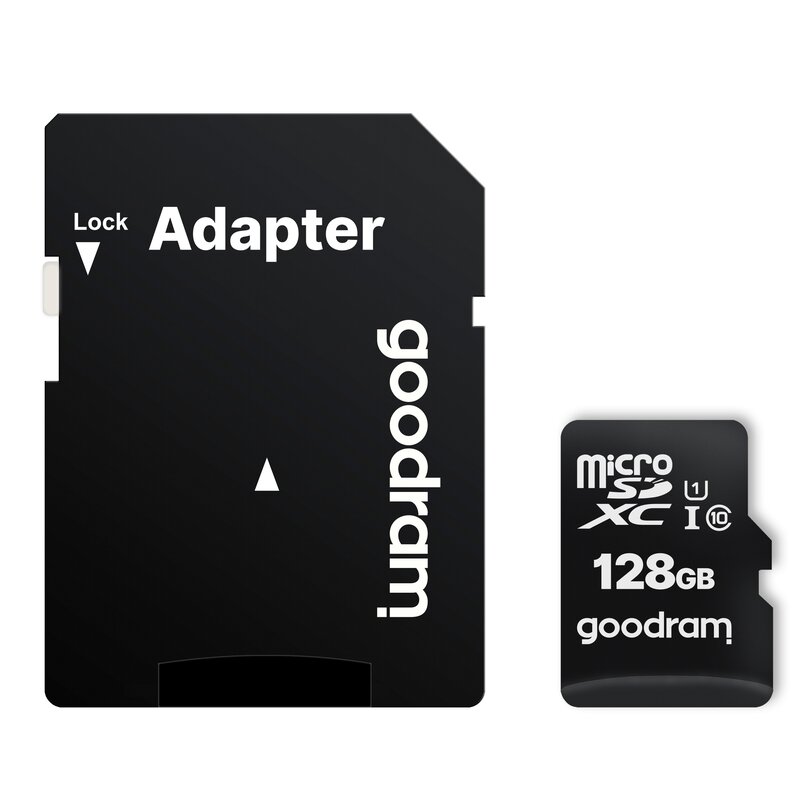 GOODRAM microSDXC 128GB class 10 UHS I + adapter