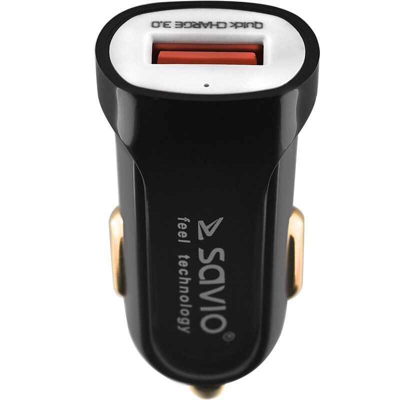 Ładowarka samochodowa SAVIO SA-05/B Quick Charge 3.0