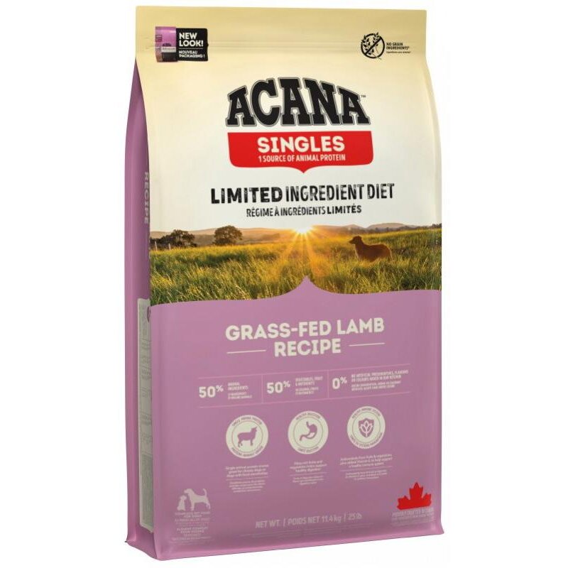 Karma dla psa ACANA Singles Grass-Fed Jagnięcina 11.4 kg