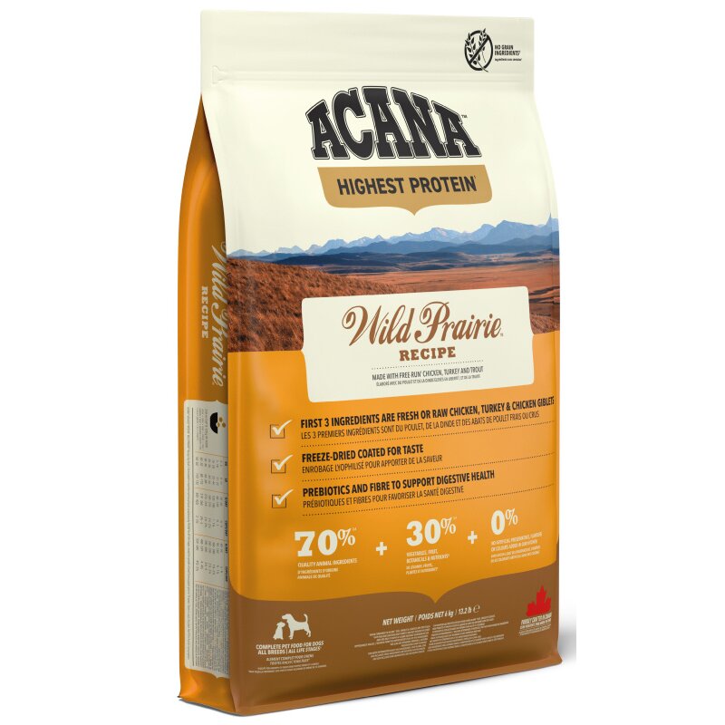 Acana Wild Prairie Natural Dog Karma Sucha Dla Psa 6 Kg