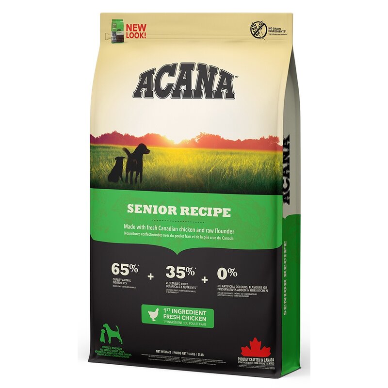 Karma dla psa ACANA Senior Dog Drób z jajkami i rybą 11.4 kg