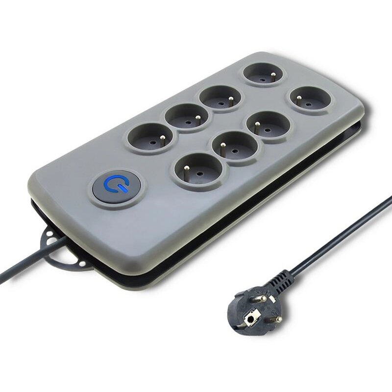 Listwa QOLTEC Quick Switch 50162 (2.5 m) Szary