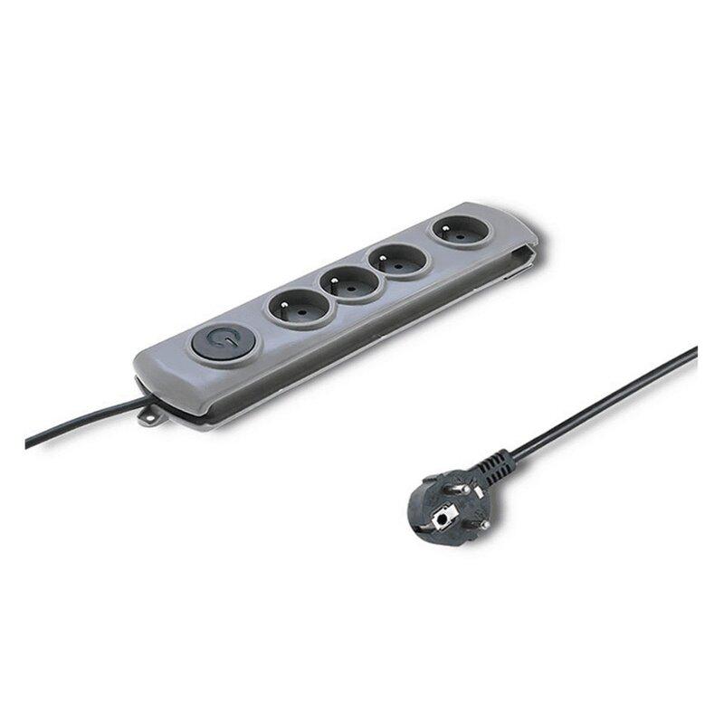 Listwa QOLTEC Quick Switch 50163 (1.5 m) Szary