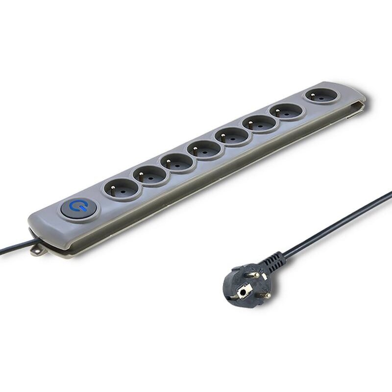 Listwa QOLTEC Quick Switch 50168 (3 m) Szary