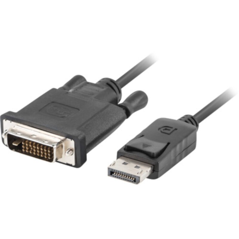 Kabel DisplayPort - DVI-D Dual Link LANBERG CA-DPDV-10CU-0018-BK 1.8 m
