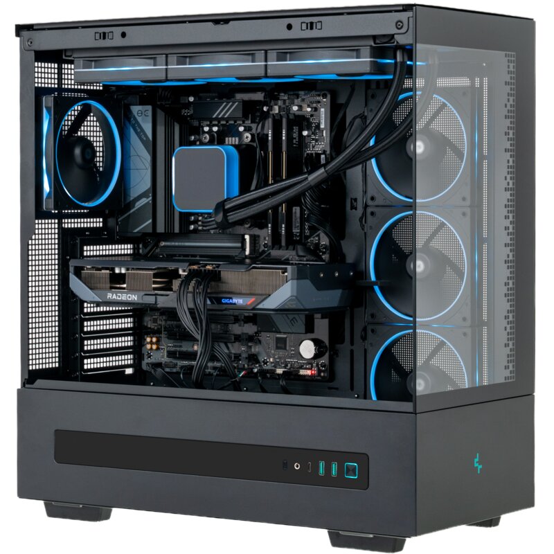 Komputer MAD DOG CH690-A01DR32 R7-7800X3D 32GB RAM 1TB SSD Radeon RX9070GRE Wi-Fi