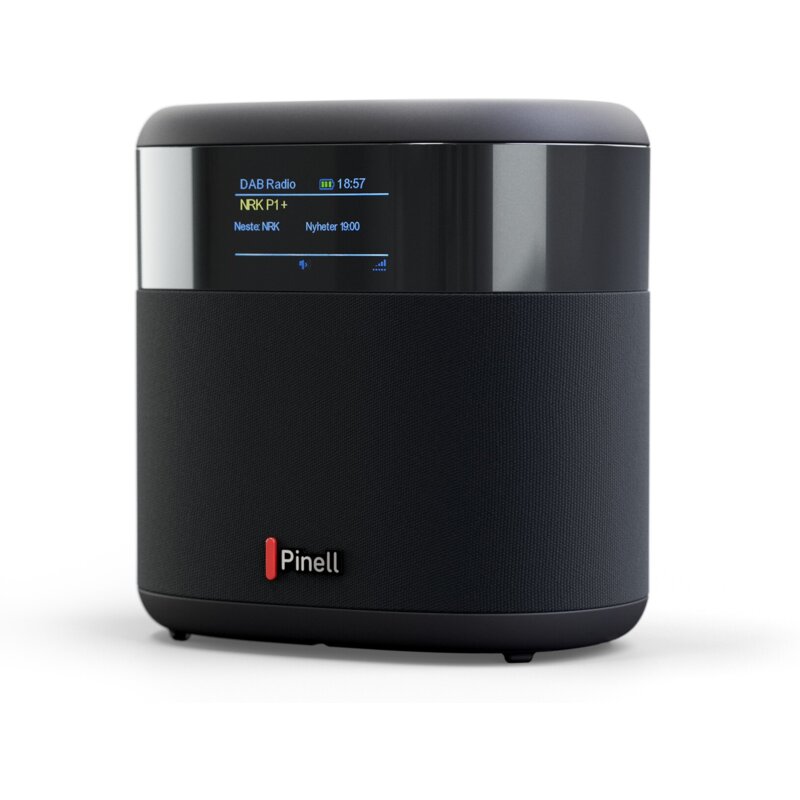 Radio PINELL Compact+ Cyfrowo-analogowe Przenośne Czarny