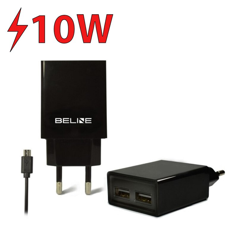 Ładowarka sieciowa BELINE Beli0011 10W Czarny ładowarka do telefonu USB + kabel