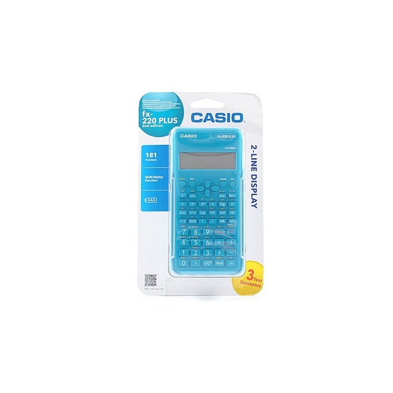 Kalkulator CASIO FX-220 PLUS-2S Zasilanie bateryjne
