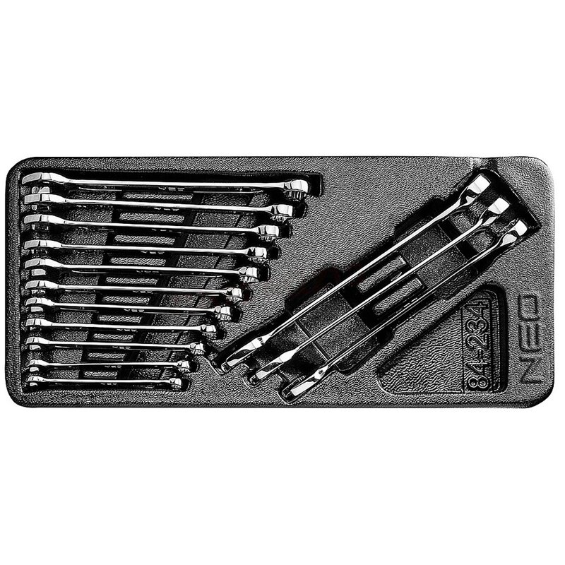 Zestaw kluczy płasko-oczkowych NEO TOOLS 84-234 (14 elementów)