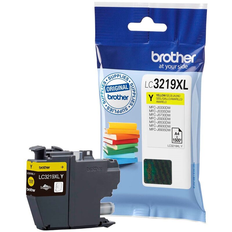 Brother Tusz LC3219XLY YELLOW 1500str do MFC-J53/57/59/65/69xxDW