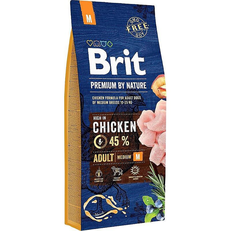 Karma dla psa BRIT Premium By Nature Kurczak 15 kg