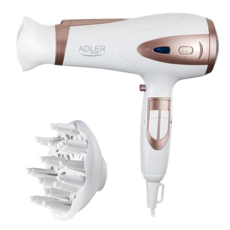 Suszarka ADLER AD 2248 Biało-różowy 2400W