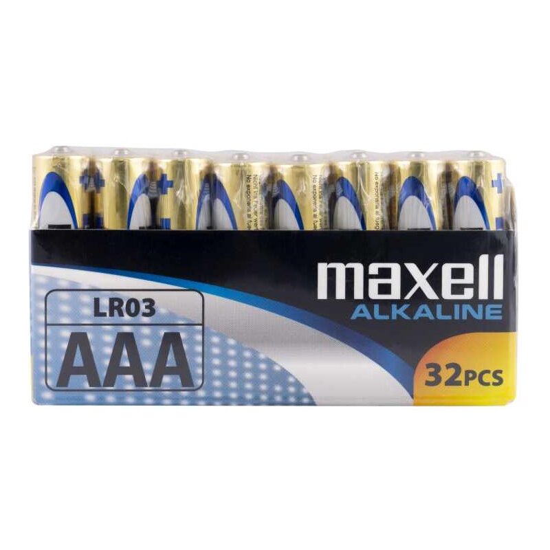 Baterie AAA LR03 MAXELL Alkaline (32 szt.)