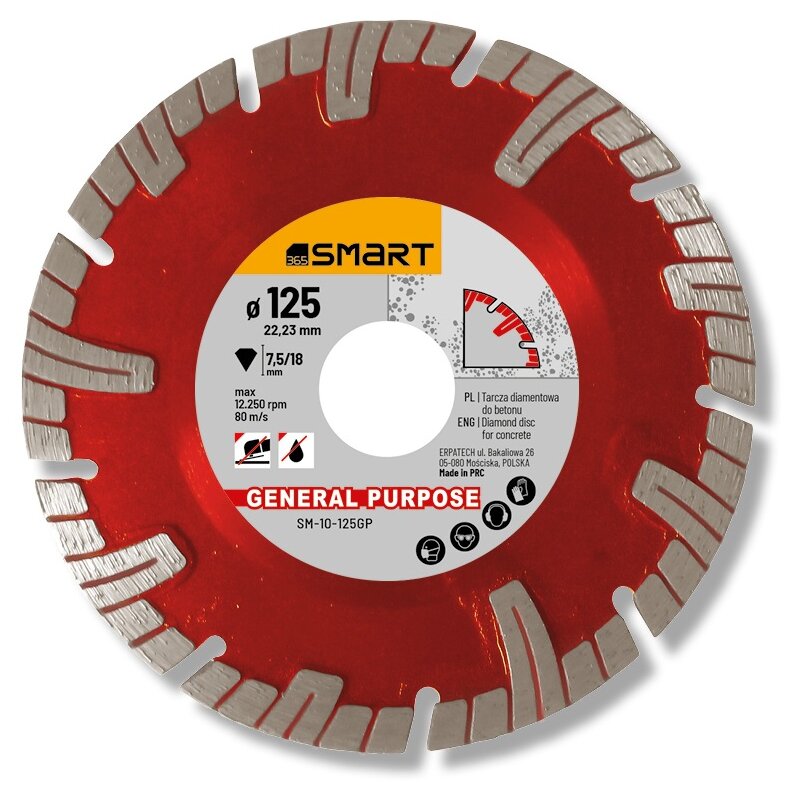 Tarcza do cięcia SMART SM-10-125GP 125 mm