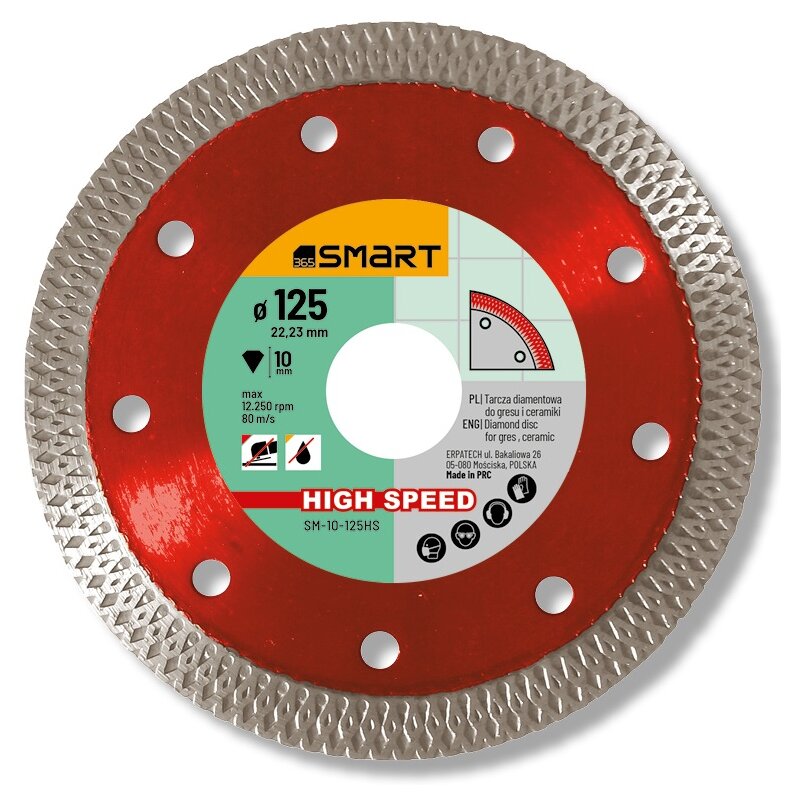 Tarcza do cięcia SMART365 SM-10-125HS 125 mm
