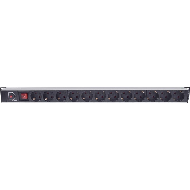 Listwa INTELLINET 714044 (1.8 m) Srebrno-czarny