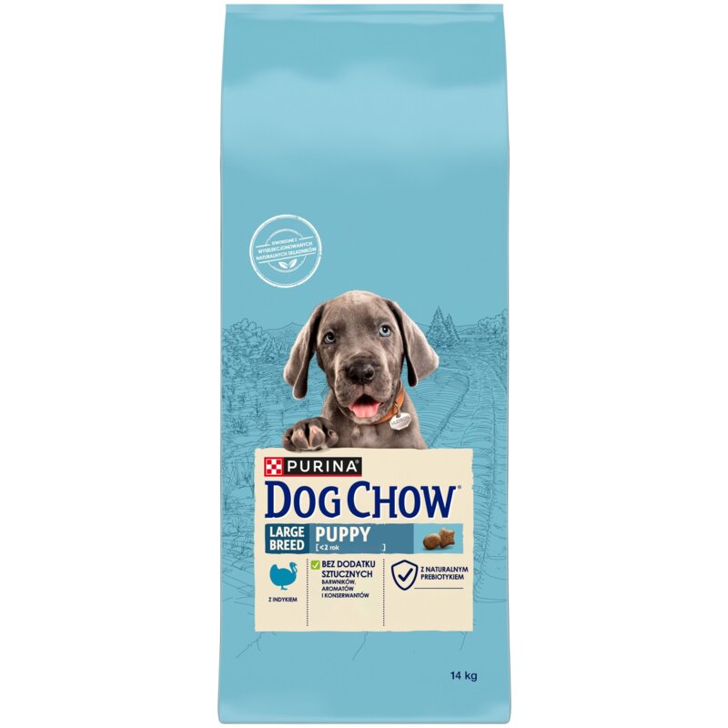 Karma dla psa PURINA Dog Chow Puppy Large Breed z Indykiem 14 kg