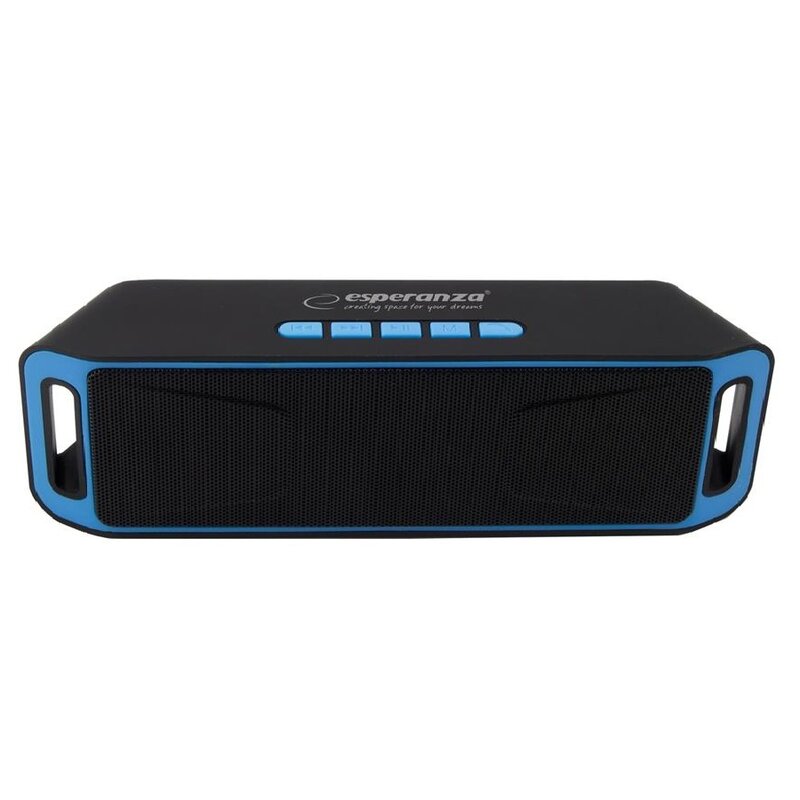 ESPERANZA GŁOŚNIK BLUETOOTH FM CZARNO-NIEBIESKI FO
