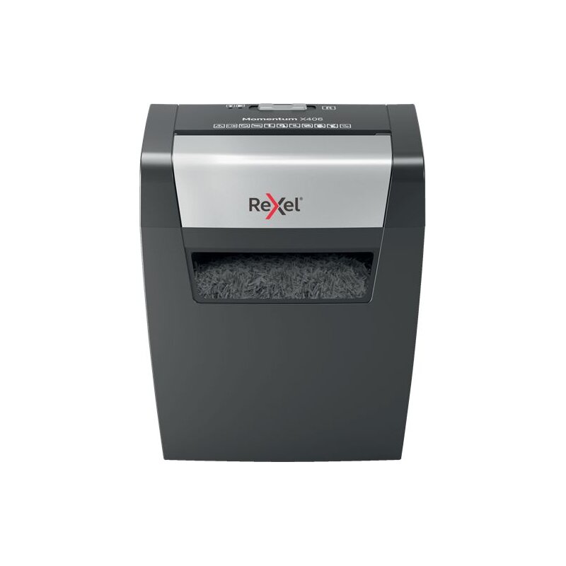 Niszczarka REXEL Momentum X410 23 L, P-4, Konfetti, Automatyczny Start/Stop, Funkcja cofania