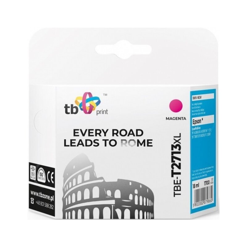 TB Print Tusz do Epson WF-3620 TBE-T2713XL magenta 100% nowy