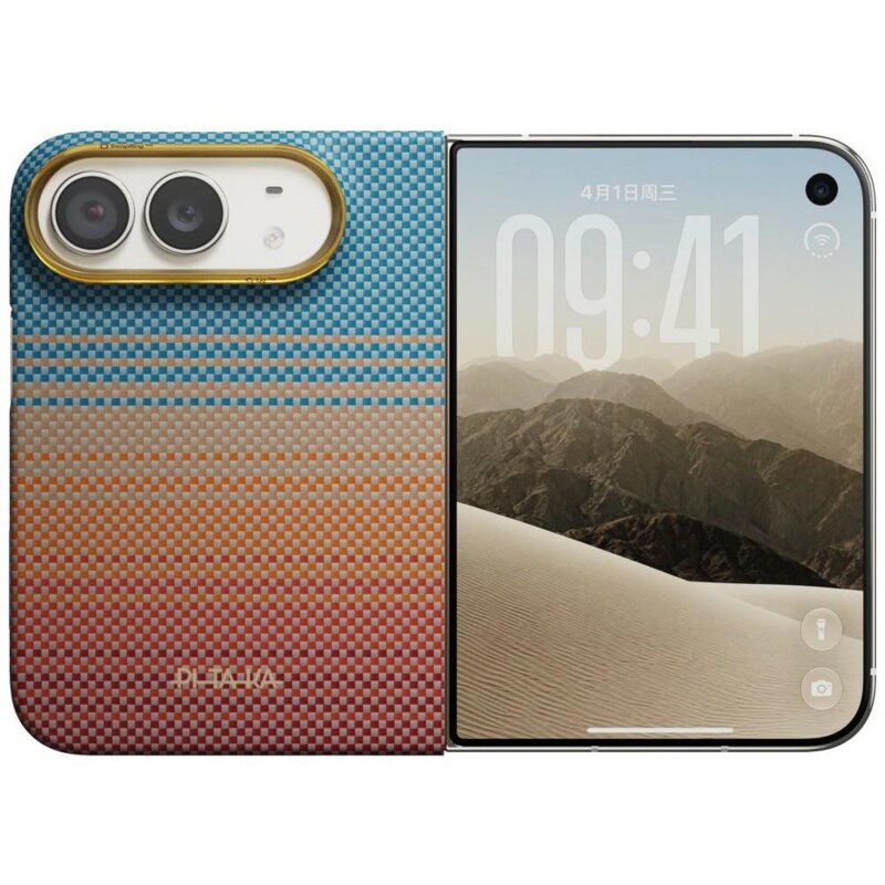Etui PITAKA Edge Case California Dream 01 MagSafe do Apple iPhone Duo Sunset