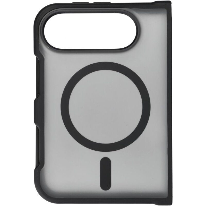 Etui FORCELL F-Protect 4SD-I Smoke Hybrid MagSafe do Apple iPhone Duo Przezroczysto-czarny