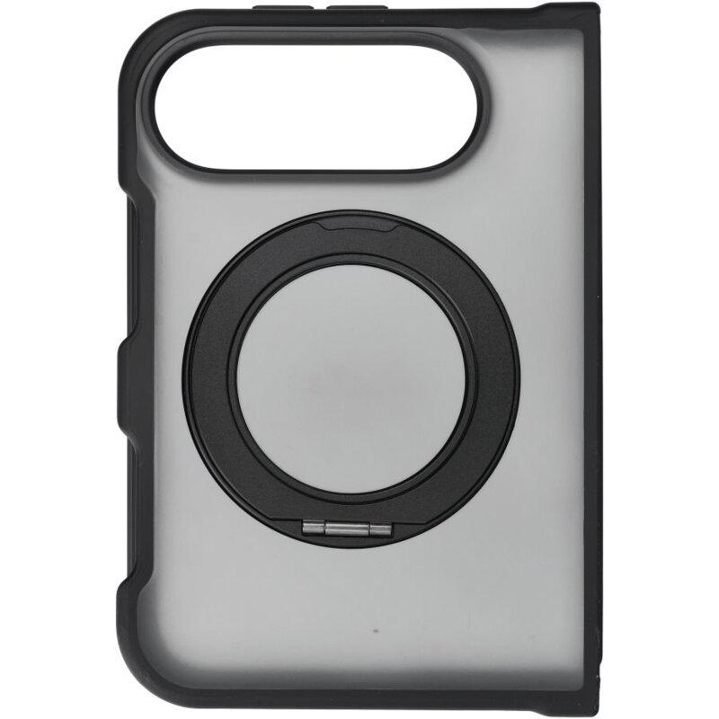 Etui FORCELL F-Protect 4SD-I Smoke Hybrid Kickstand MagSafe do Apple iPhone Duo Przezroczysto-czarny