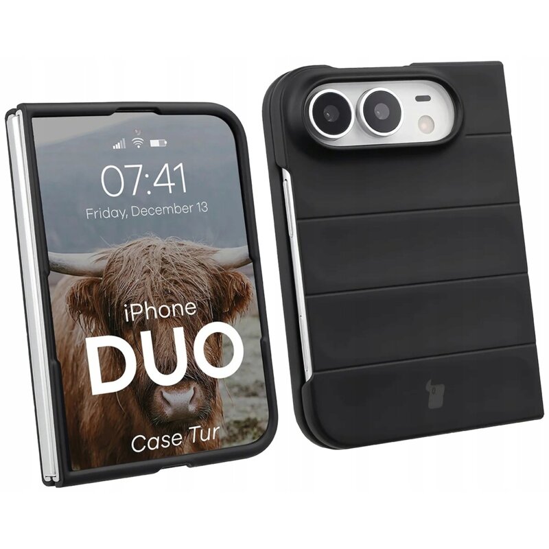 Etui BIZON Case Tur do Apple iPhone Duo Czarny
