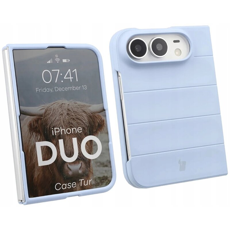 Etui BIZON Case Tur do Apple iPhone Duo Jasnoniebieski