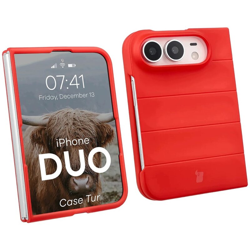 Etui BIZON Case Tur do Apple iPhone Duo Czerwony