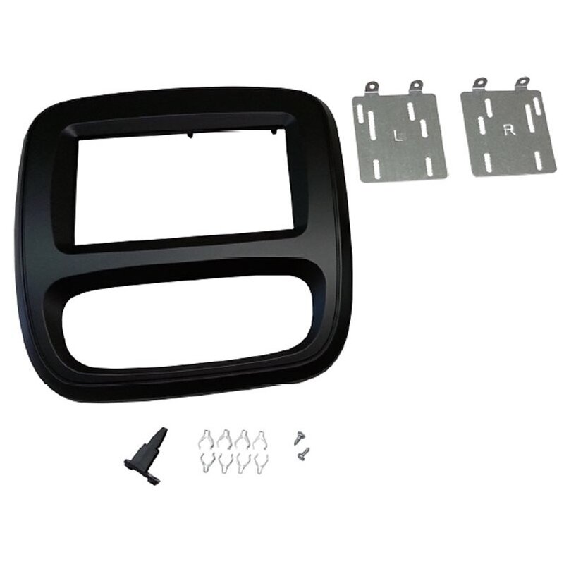 Ramka do radia COMPOTECH 3706/2DD Czarny