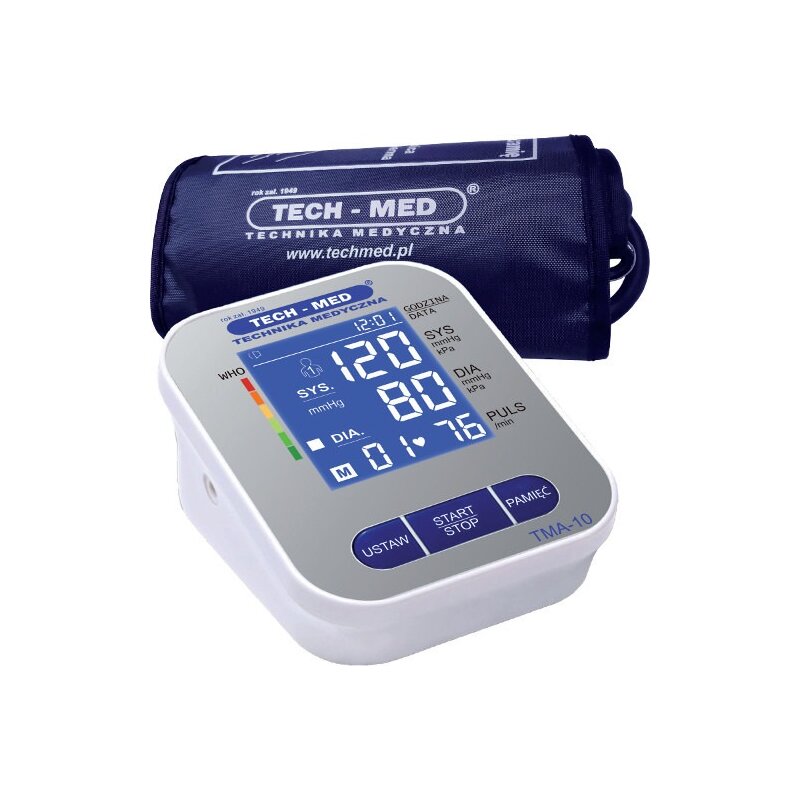 Ciśnieniomierz TECH-MED TMA-10 Biało-niebieski