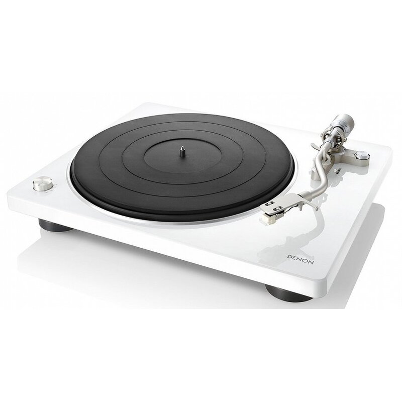 Denon DP-400 Manualny Napęd paskowy Przedwzmacniacz Biały