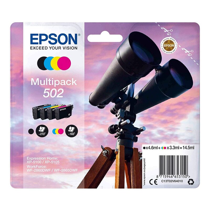 Epson 502 INK CMYK
