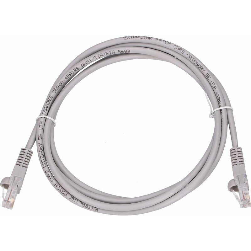 ExtraLink Kat.5e UTP 2m Patchcord LAN miedź skrętka