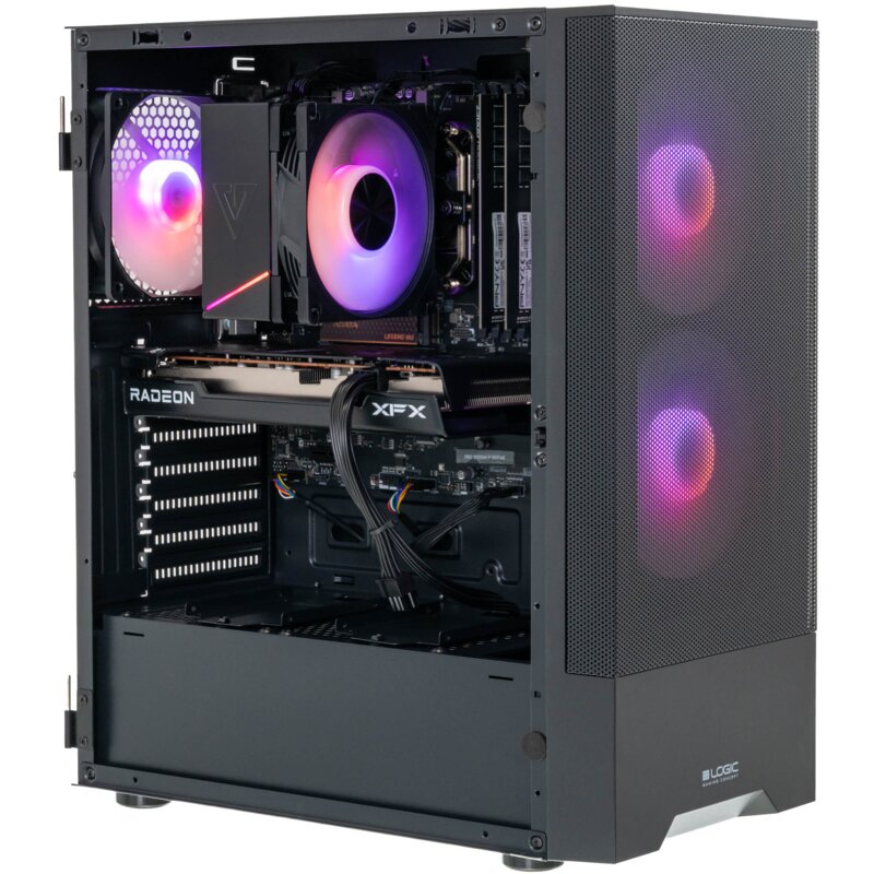 Komputer MAD DOG ARYA-A29WR32WP R5-5600X 32GB RAM 1TB SSD Radeon RX7600 Wi-Fi Windows 11 Professional