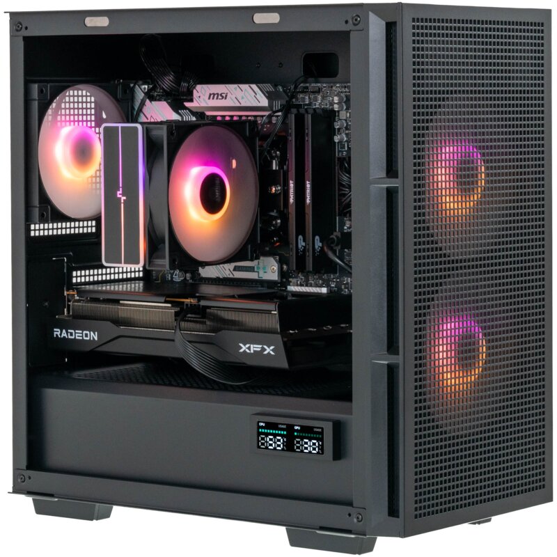 Komputer MAD DOG DEEPCOOL360-A11WR24WP R5-9500F 24GB RAM 1TB SSD Radeon RX9060XT Wi-Fi Windows 11 Professional