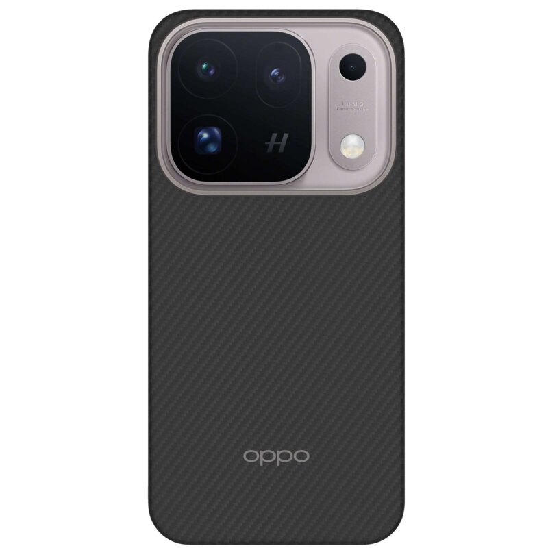 Etui OPPO Aramid Fiber Magnetic do Find X10 Pro Max Czarny