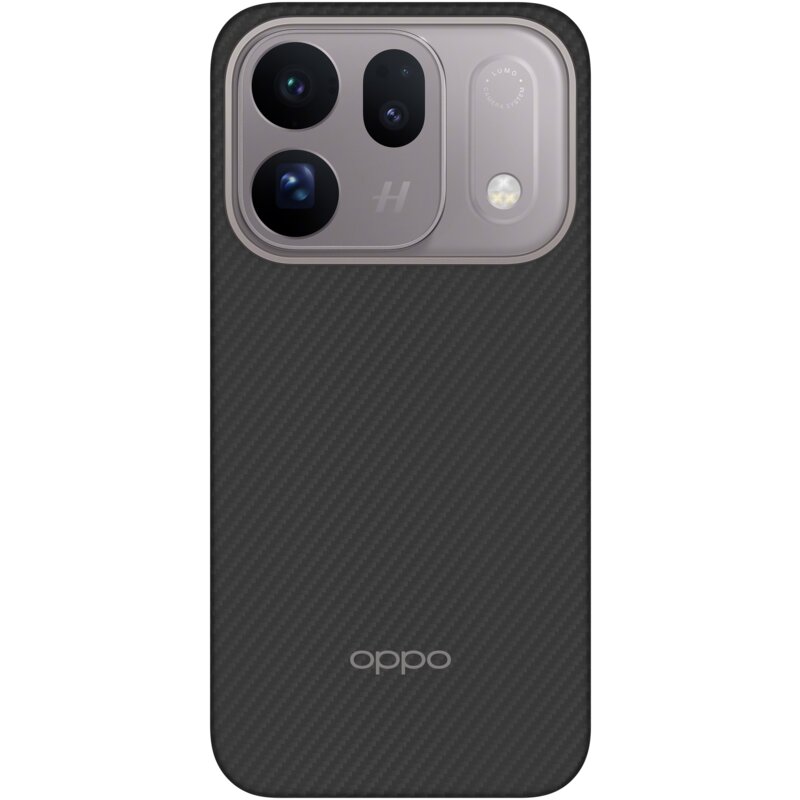 Etui OPPO Aramid Fiber Magnetic do Find X10 Czarny