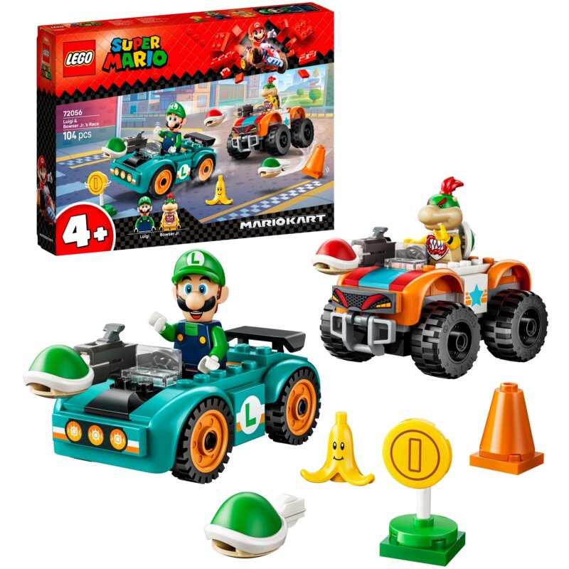 LEGO 72056 Super Mario Luigi i Bowser Jr. na wyścigu