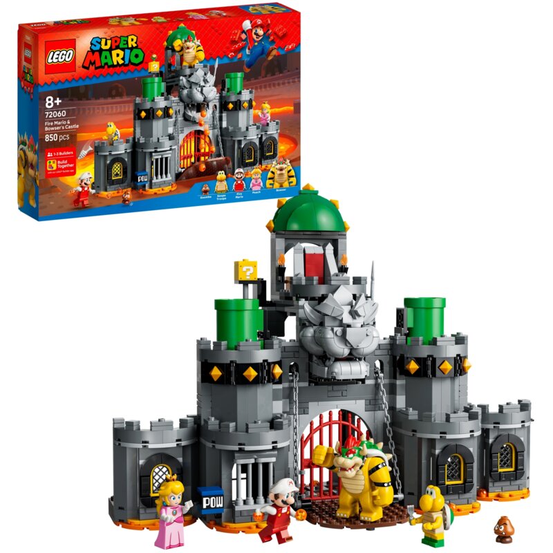 LEGO 72060 Super Mario Fire Mario i Bowser na zamku