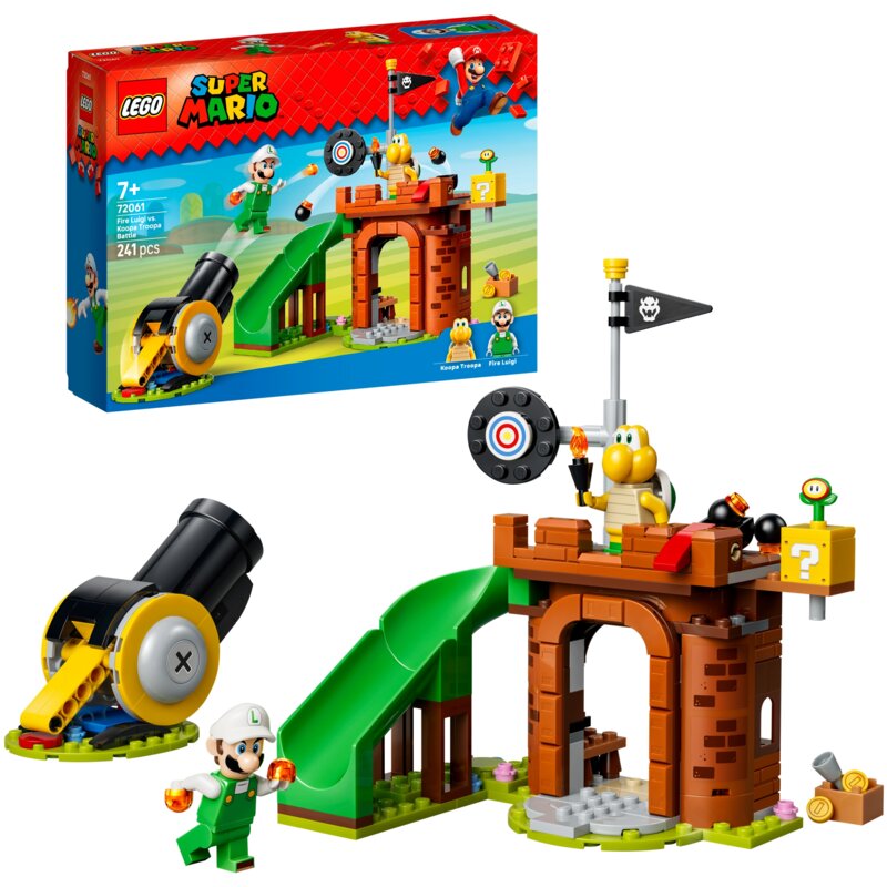 LEGO 72061 Super Mario Fire Luigi kontra Koopa Troopa — bitwa